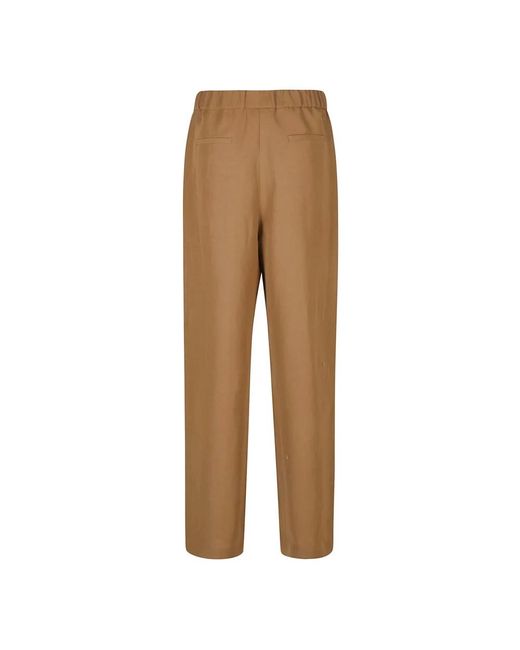 Fabiana Filippi Natural Straight Trousers