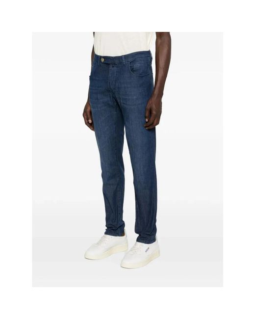 Incotex Blue Slim-Fit Jeans for men