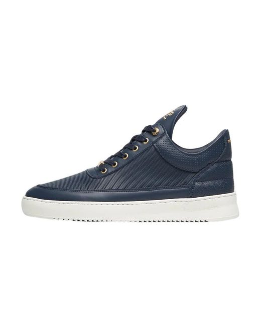 Filling Pieces Blue Sneakers for men