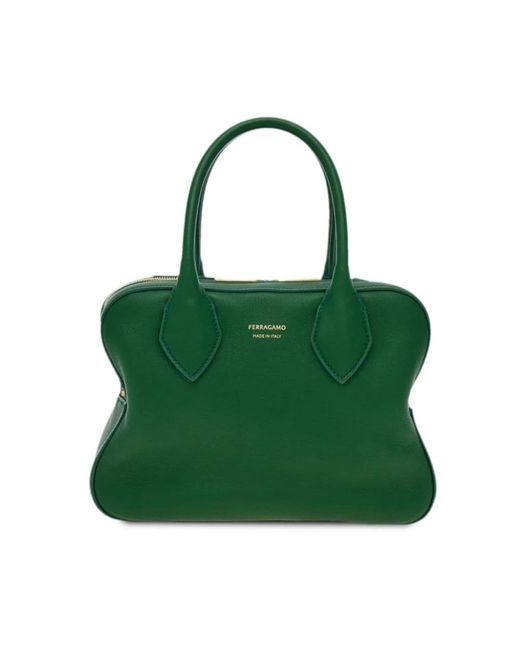 Ferragamo Green Handbags