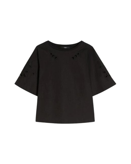 Weekend by Maxmara Black T-Shirts