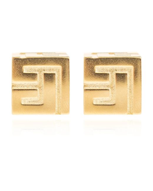 Earrings Balmain en coloris Metallic