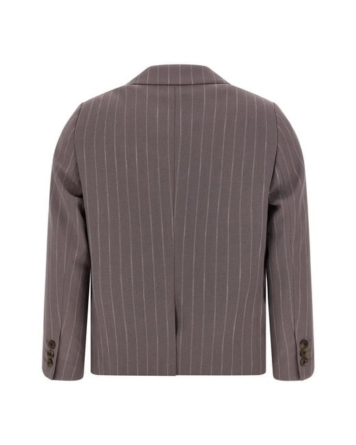 Dries Van Noten Brown Blazers