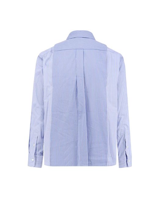 Sacai Blue Casual Shirts for men