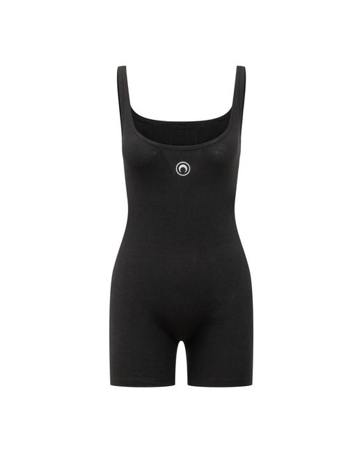 Playsuits MARINE SERRE en coloris Black
