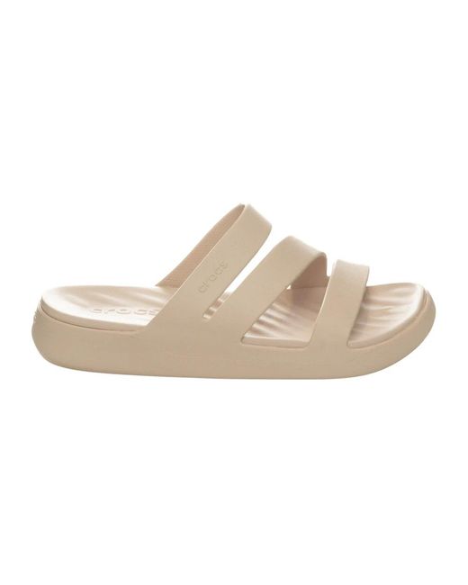 Sliders CROCSTM en coloris Natural
