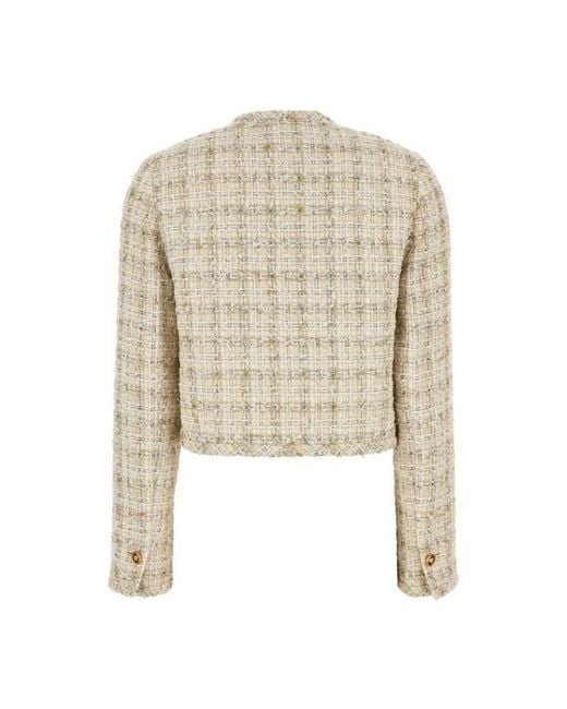 Versace Natural Tweed Jackets
