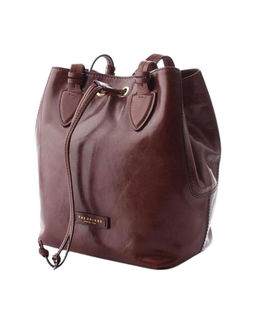 The Bridge Brown Bucket Bags