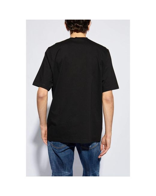 DSquared² T-shirt mit logo in Black für Herren