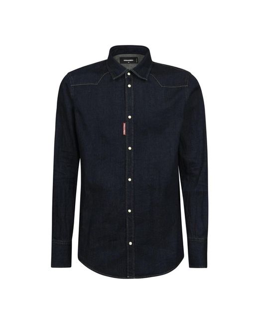 Denim Shirts di DSquared² in Blue da Uomo