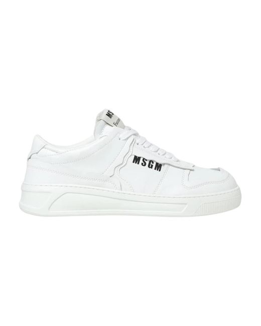 MSGM White Sneakers for men