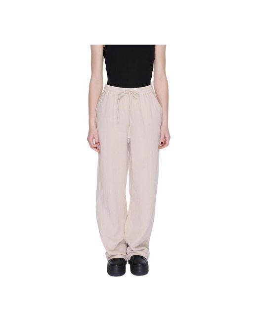 ONLY Pink Wide Trousers