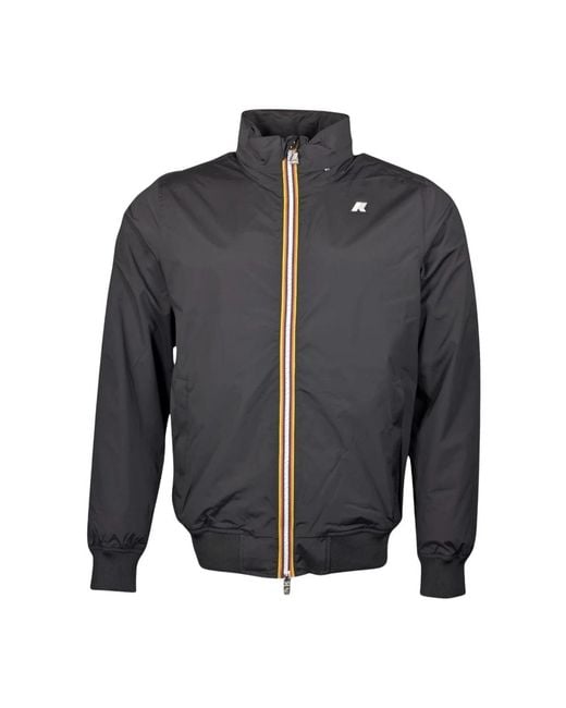 K-Way Gray Light Jackets for men