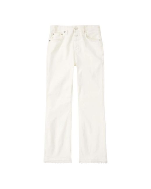 Closed White Cropped Trousers
