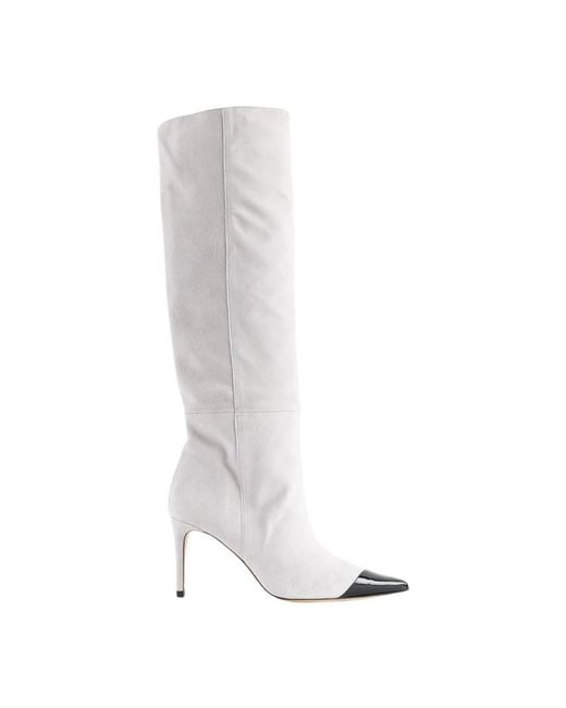 Custommade• White Heeled Boots