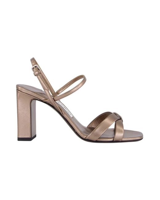 Jimmy Choo Brown High Heel Sandals