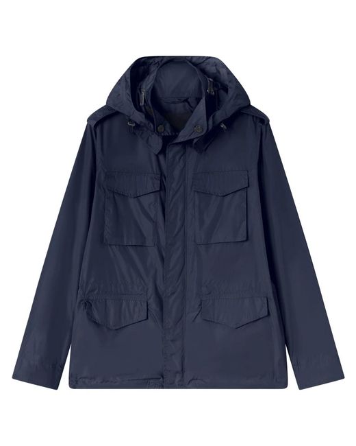 Rain Jackets di Add in Blue da Uomo