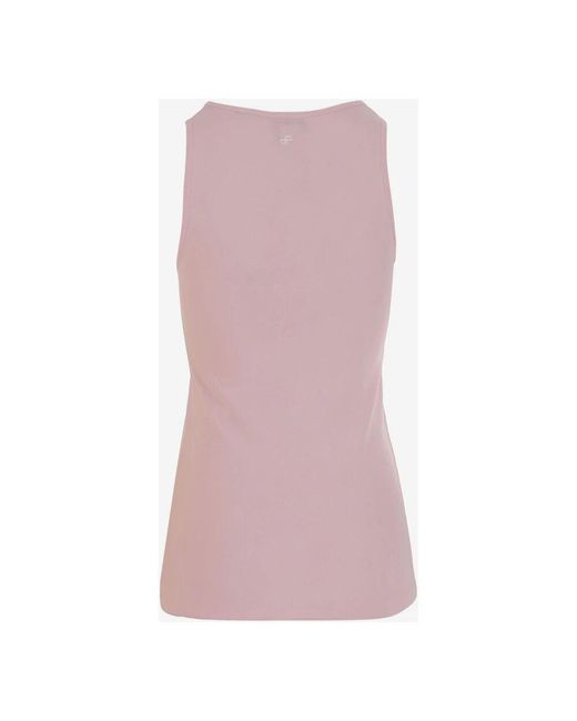 Sleeveless Tops Patou de color Pink