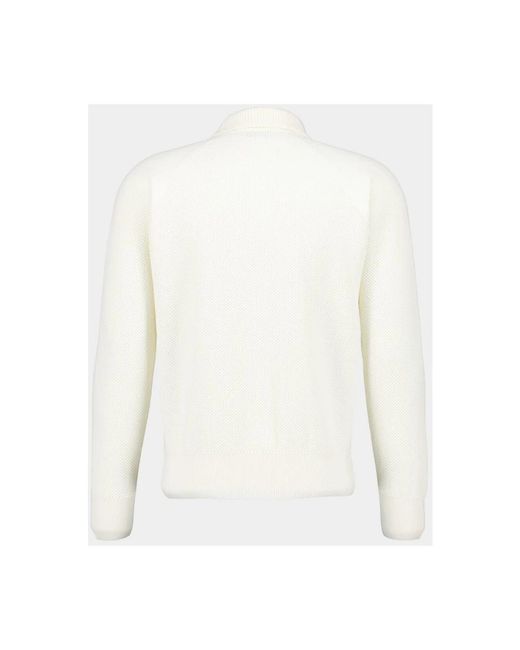 Piacenza 1733 White Cardigans for men