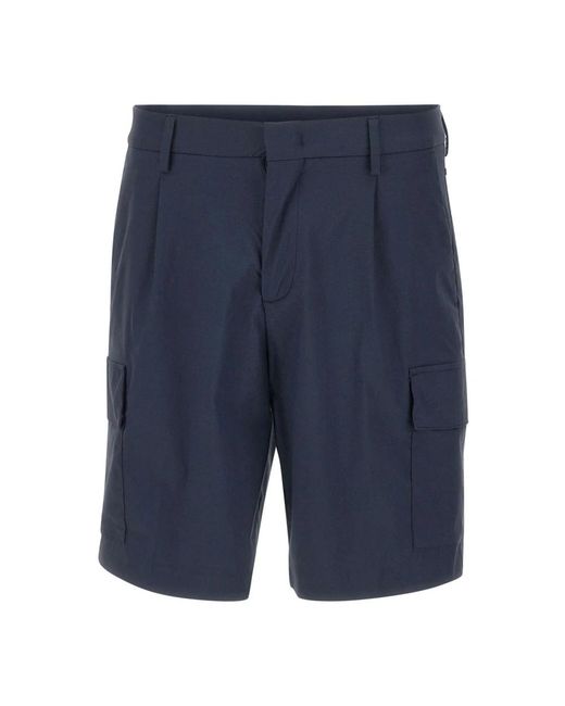 K-Way Blue Casual Shorts for men