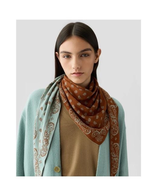 Guest In Residence Green Scarves