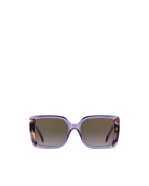 Carolina Herrera Metallic Sunglasses