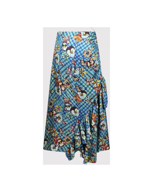 Ulla Johnson Blue Midi Skirts