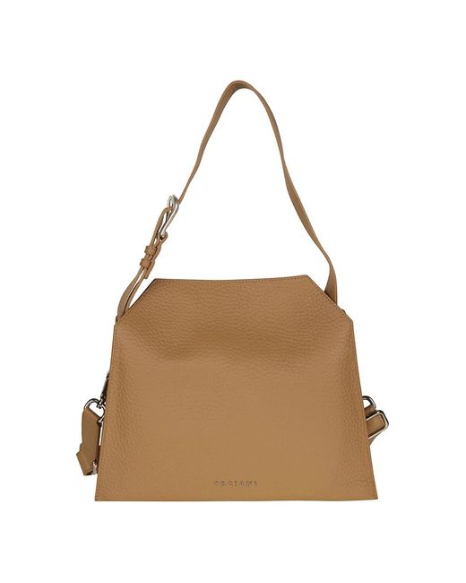 Orciani Brown Trinity Small Bag