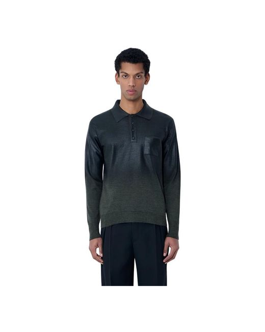 Maison Margiela Blue Polo Shirts for men