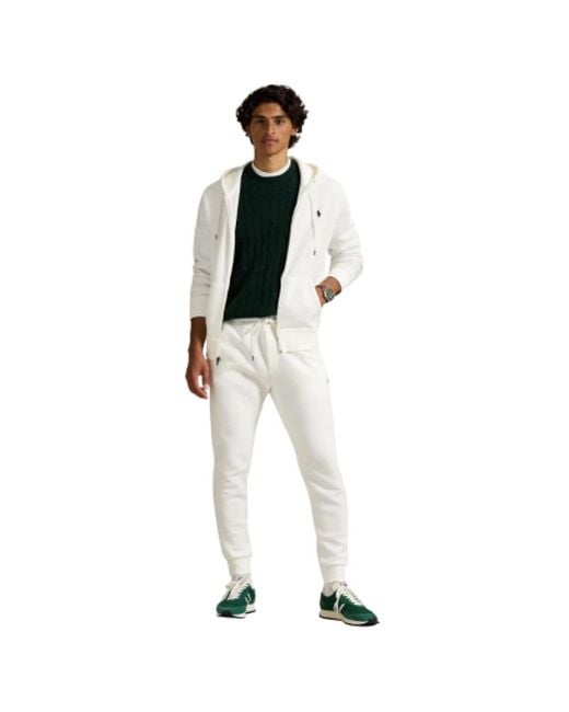 Ralph Lauren White Zip-Throughs for men