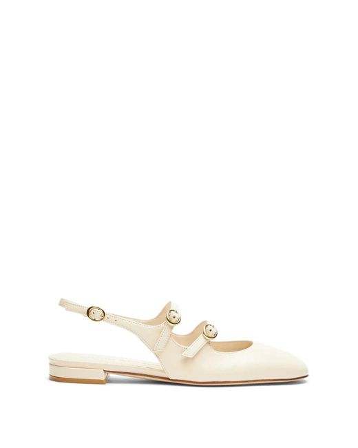 Stuart Weitzman Natural Benni Mj Slingback