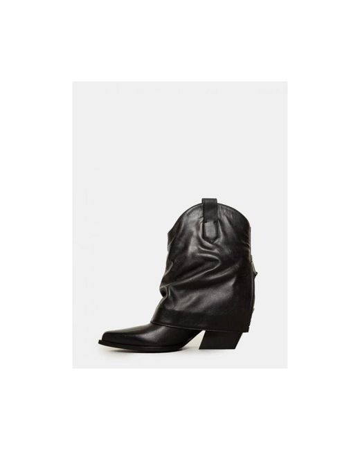 Cowboy Boots Elena Iachi de color Black