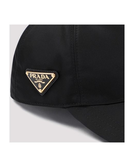 Prada Black Caps
