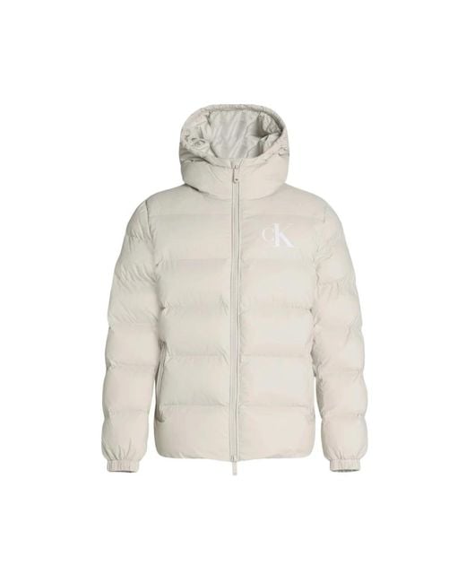 Winter Jackets Calvin Klein de hombre de color White