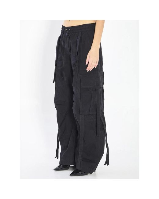 Dolce & Gabbana Black Wide Trousers