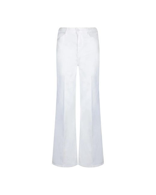 Wide Jeans 7 For All Mankind en coloris White