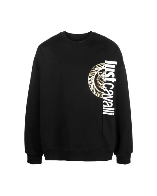 Just Cavalli Black Sweatshirts for men