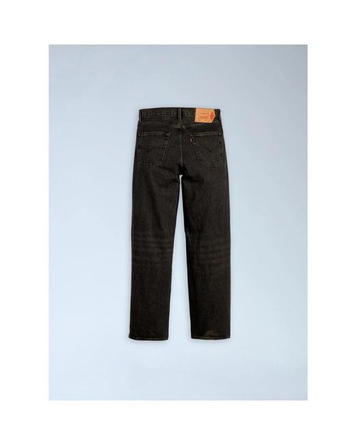 Levi's Black Straight Jeans for men