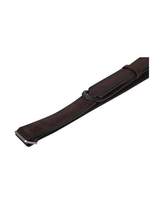 Orciani Black Belts for men