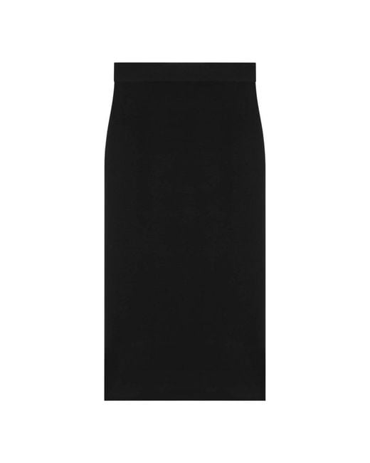 Saint Laurent Black Midi Skirts