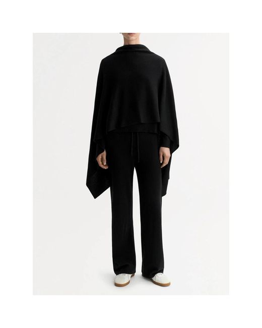 Soft Goat Black Winter Scarves