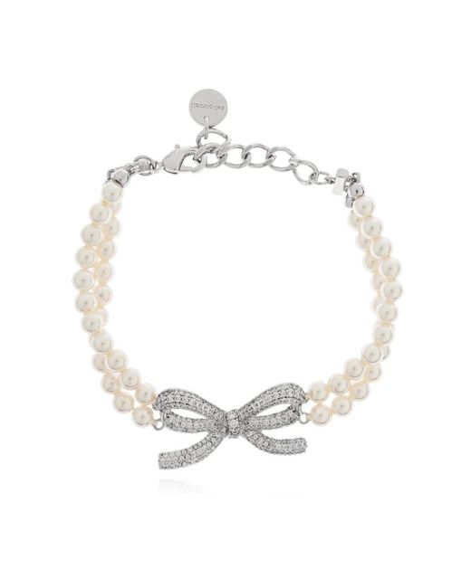 Self-Portrait Bracelets in het Metallic
