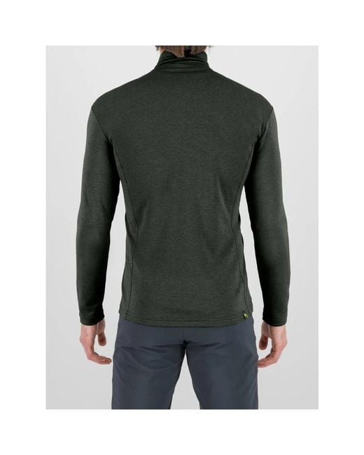 Karpos Truien & Vesten ,Groen ,Diepe Diepten Half Zip Pullover in het Black voor heren