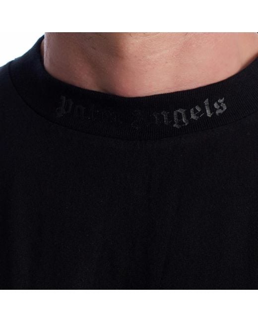 Palm Angels Black T-Shirts for men