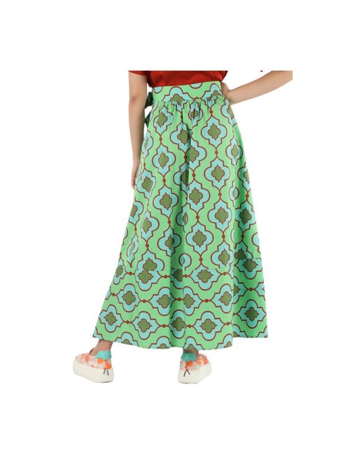 Skirts > maxi skirts Niu en coloris Green