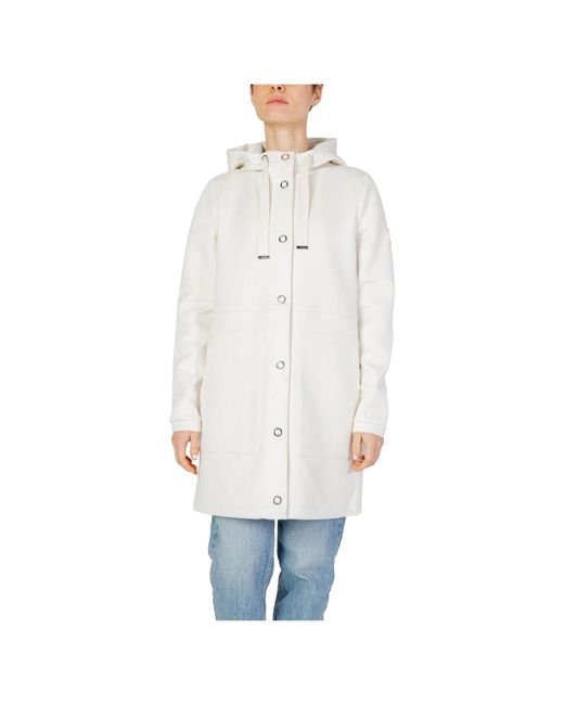 Street One White Trench coats