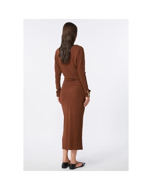 Max Mara Brown Midi Dresses