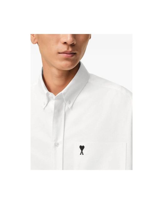AMI White Short Sleeve Shirts for men