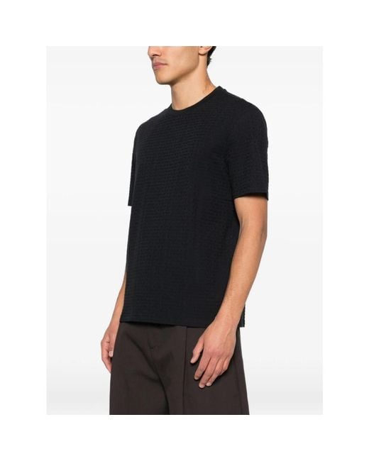 Emporio Armani Black T-Shirts for men