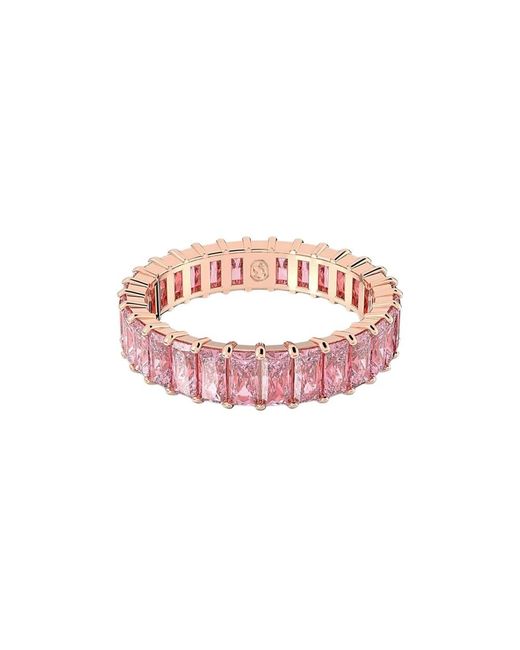 Swarovski Pink Matrix Ring
